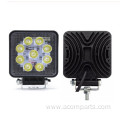 Round Square LED Work Light Bar Roof